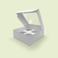 Caja para 4 Cupcakes